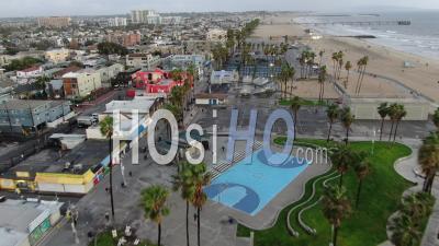 Venice Beach Los Angeles, Californie, Usa - Vidéo Drone