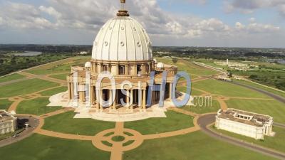 Yamoussoukro Basilica - Video Drone Footage