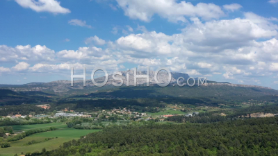 Hyperlapse Of Sainte-Victoire Mountain - Video Drone Footage 