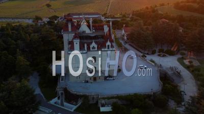 Valmy Castle - Video Drone Footage