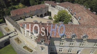 The Royal Castle Of Cazeneuve, Video Drone Footage