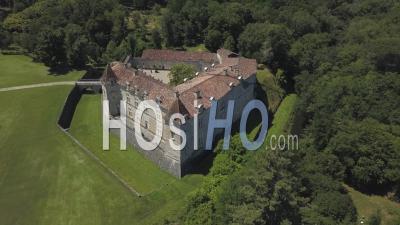 The Royal Castle Of Cazeneuve, Video Drone Footage