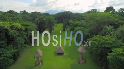Aerial View Of The Mayan Ruins Of Quirigua - Video Drone Footage