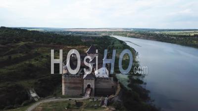 Khotin Fortress, Ukraine, Video Drone Footage