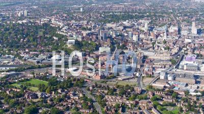 Nottingham City Centre Filmed By Cessna