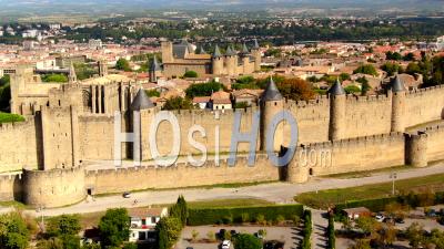 Ville Médiévale De Carcassonne Et Ses Environs - Vidéo Drone
