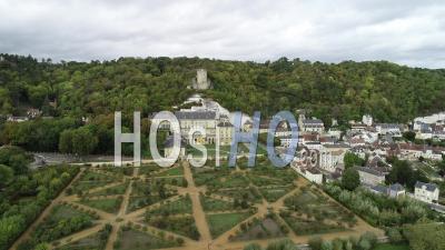 La Roche-Guyon, Village Et Castel - Vidéo Drone