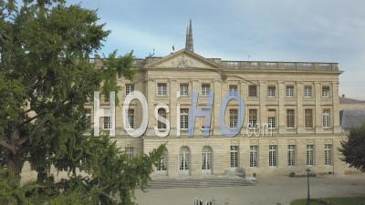 Bordeaux City Hall, Rohan Palace, Video Drone Footage, France