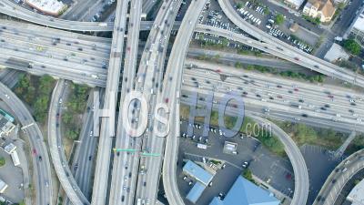 Aerial View Of Highway Interchange