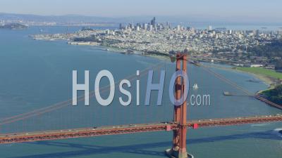 Vue Aérienne Du Golden Gate Bridge
