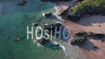 Sandy Beach En Ecosse - Vidéo Drone
