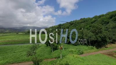 Hanalei Bridge In Kauai, Hawaii - Video Drone Footage