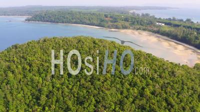 Deserted Beach On Koh Mak - Video Drone Footage