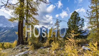 Dolomites Timelapse In Autumn
