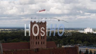 Château De L'ordre Teutonique à Malbork, Malbork (zamek W Maborku, Ordensburg Marienburg) Vidéo Drone
