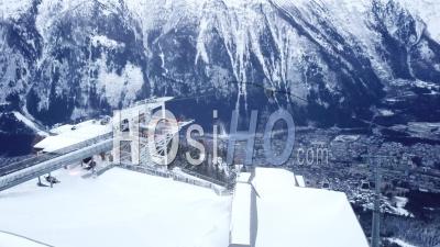 Ski Resort Of Brevent, Chamonix, View By Drone