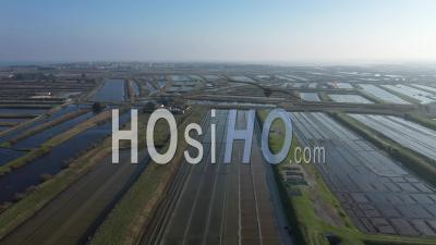 Loix Salt Marshes Video Drone Footage