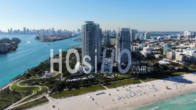 Belle Miami Beach / South Beach - Vidéo Par Drone Vidéo