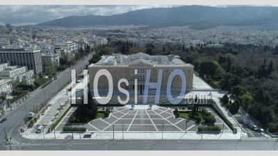 Centre D'athènes Grèce Covid-19 - Vidéo Drone