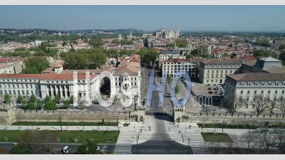 Avignon In Containment - Video Drone Footage
