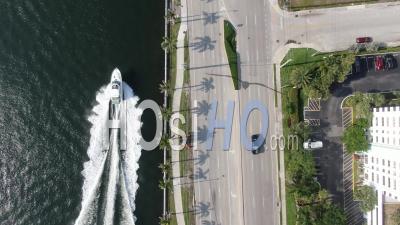 Images Aériennes De Covid-19 Sur La Plage D'hollywood, En Floride - Séquences Vidéo De Drone