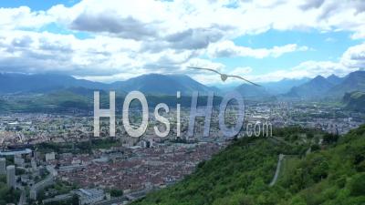 Grenoble Hyperlapse - Video Drone Footage