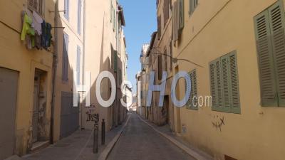 Marseille City At Day 25 Of Covid-19 Lockdown, France - Ground Video