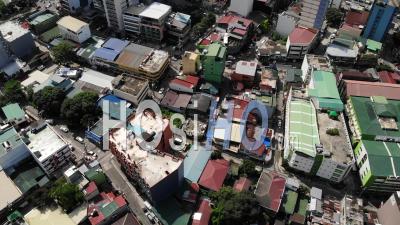 Aerial View Of Skyscapers In Modern Metorpolitan, Manila, Makati, Philippines