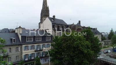 Quimper Cathedral - Video Drone Footage