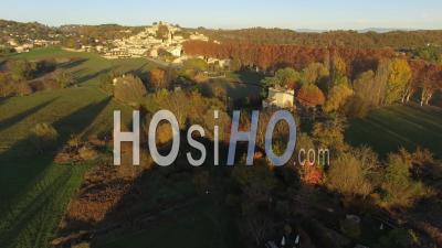 Salagon Priory, Video Drone Footage In Autumn, Mane, France