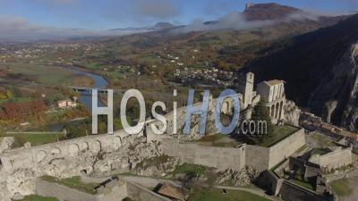 Citadelle De Sisteron Et Durance Vidéo Drone