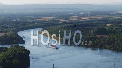 Rhône à Mornas, Vidéo Drone
