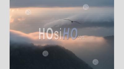 Top Of Sibayak Volcano At Sunrise, Berastagi (brastagi), North Sumatra, Indonesia