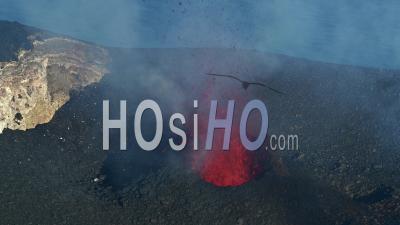 Volcanic Activity Of The Stromboli Volcano, Aeolian Islands, Italia
