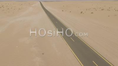 Cycling In The Desert In Dubai, Filmed By Drone
