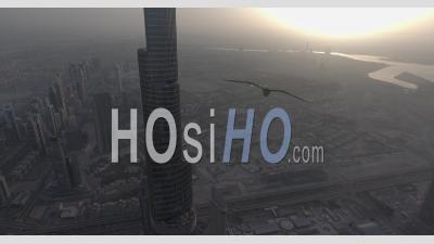 Burj Khalifa, La Plus Haute Tour Du Monde - Séquence Vidéo Drone