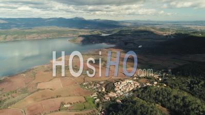 The Lake Of Salagou - Video Drone Footage