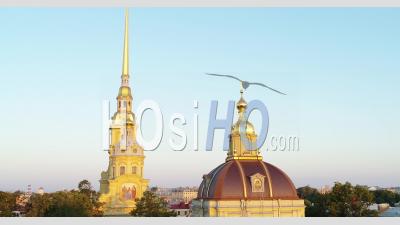 Cathédrale Saints Pierre Et Paul, Saint-Pétersbourg - Vidéo Par Drone