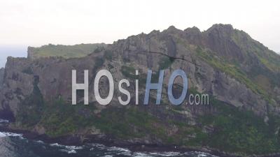 Seogwipo City On Jeju Island, South Korea - Video Drone Footage