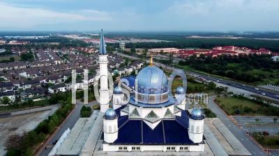 Mosquée Masjid Abdullah Fahim - Vidéo Aérienne Par Drone