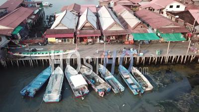 No Tourist Is Come To Chew Jetty Due To Lockdown - Video Drone Footage