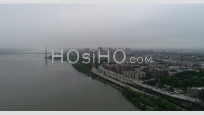 Nyc - Overcast - Video Drone Footage