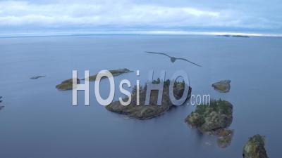 Lac Ladoga Kareliya - Vidéo Prise Par Drone