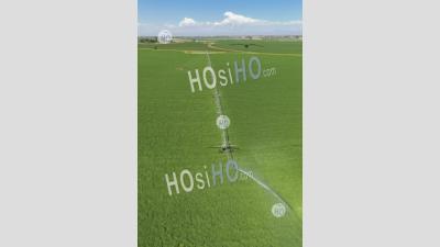 Irrigation à Pivot Central Dans L'est Du Colorado - Photographie Aérienne