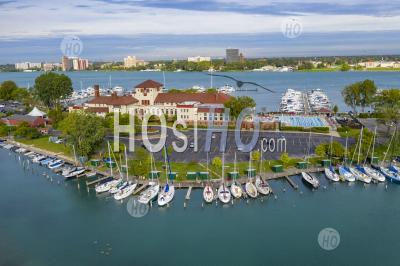 Detroit Yacht Club - Aerial Photography