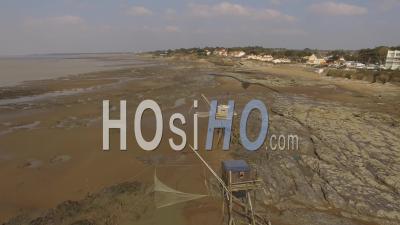 Fishing Site Plaice - Video Drone Footage, St Michel Chef Chef