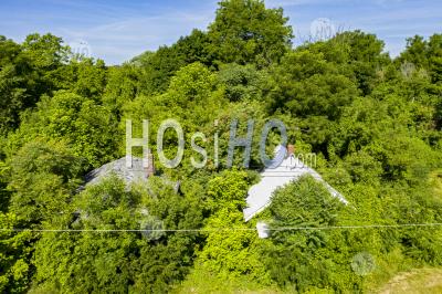 Abandoned Houses In Flint, Michigan - Aerial Photography