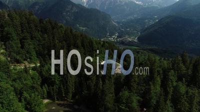 Lac Vert Lac Et Le Mont Blanc - Vidéo Par Drone
