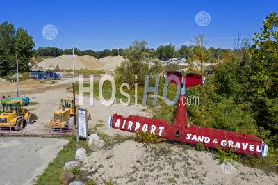Airport Sand & Gravel - Photographie Aérienne