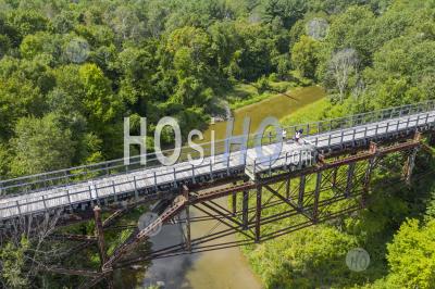 Michigan Rail Trail - Aerial Photography